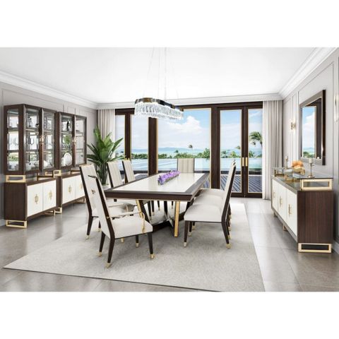 Elevate Your Dining Experience with the Belmont Place Espresso Table